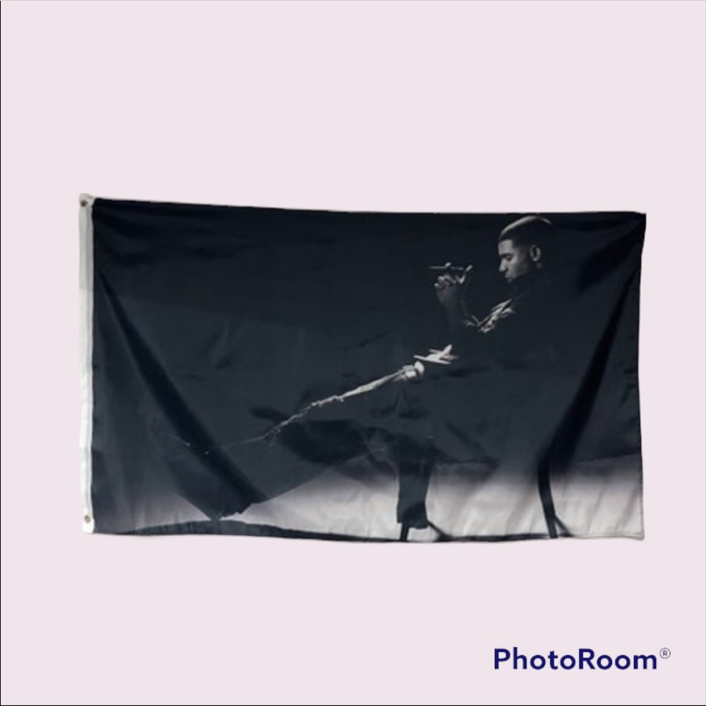 Drake cigar Flag banner tapestry music rap artists bedroom dorm funny college